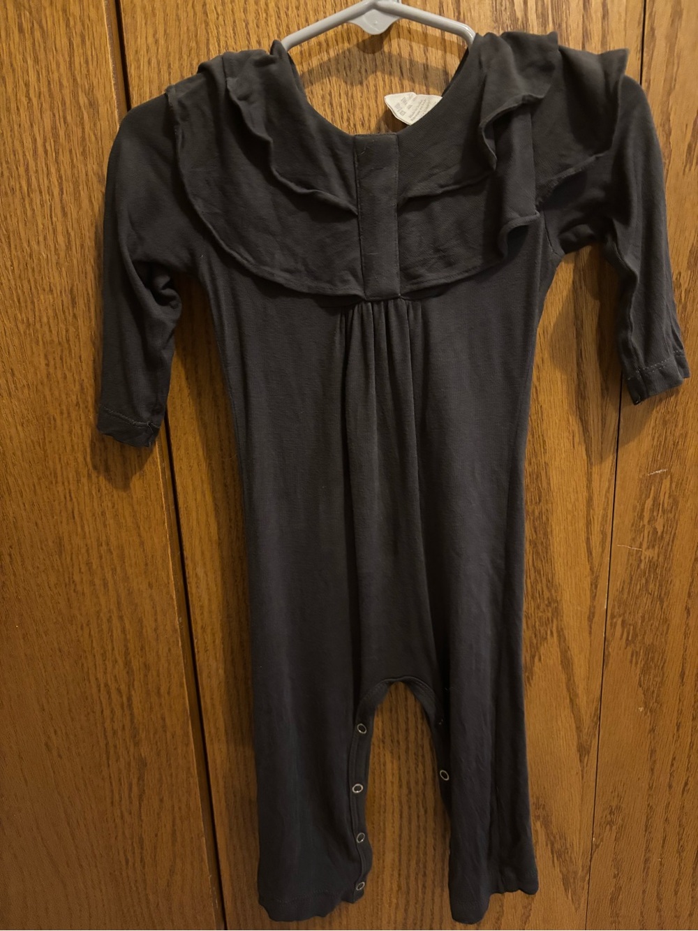 kate quinn Dark Navy Ruffle Collar One-Piece